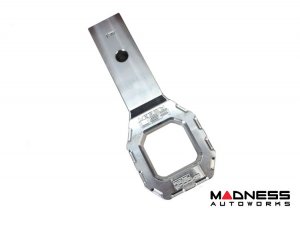 Jeep Gladiator JT Billet Recovery Hook - Enhanced Hitch Tow Hook - Aluminum - Raw